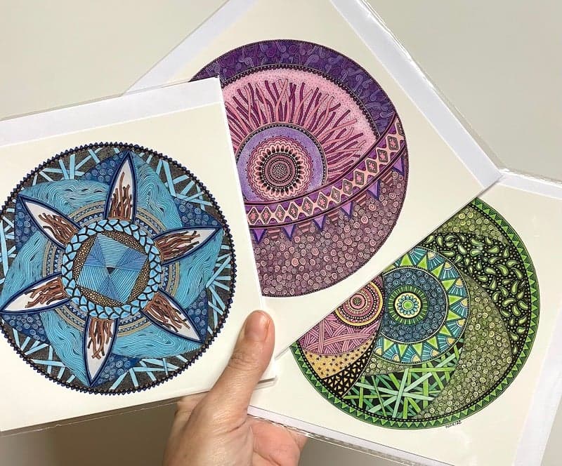 Kartenset Mandala Nr. 1